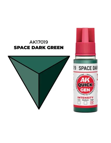 SPACE DARK GREEN 18 ml - QUICK GEN - AK Interactive AK17019