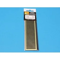 Chain railing 3 horizontal, 1/350 - Aber Models RE-350-02