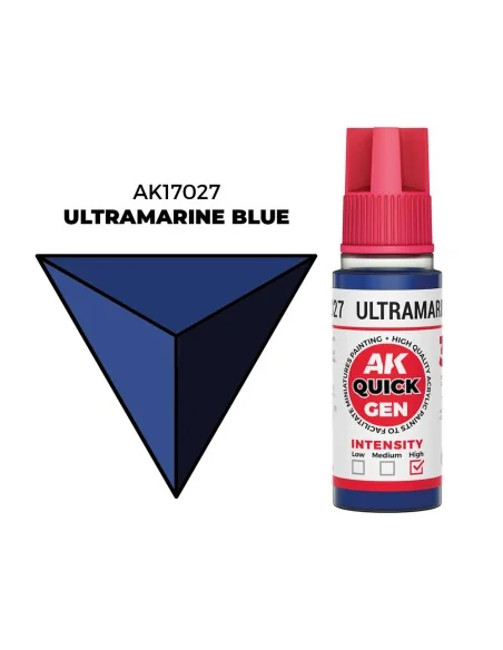 ULTRAMARINE BLUE 18 ml - QUICK GEN - AK Interactive AK17027