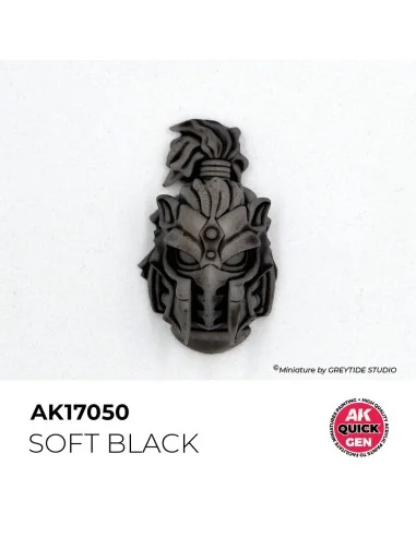 SOFT BLACK 18 ml - QUICK GEN - AK Interactive AK17050