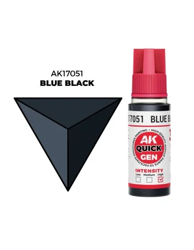 [NO_DESC] BLUE BLACK 18 ml - QUICK GEN - AK Interactive AK17051