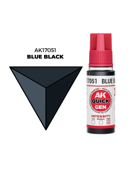 BLUE BLACK 18 ml - QUICK GEN - AK Interactive AK17051