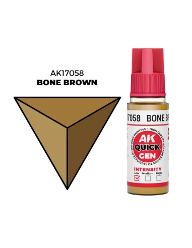 BONE BROWN 18 ml - QUICK GEN - AK Interactive AK17058