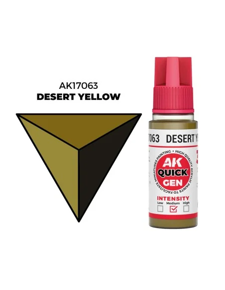 DESERT YELLOW 18 ml - QUICK GEN - AK Interactive AK17063
