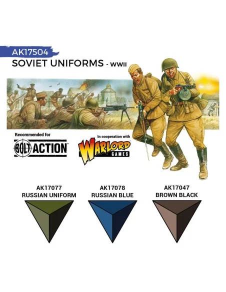 SOVIET UNIFORMS (QUICK GEN SET) - AK Interactive AK17504