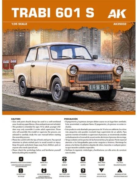 TRABI 601 S, 1/35 - AK Interactive AK35032