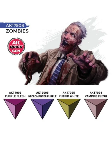 [NO_DESC] ZOMBIES (QUICK GEN SET) - AK Interactive AK17508