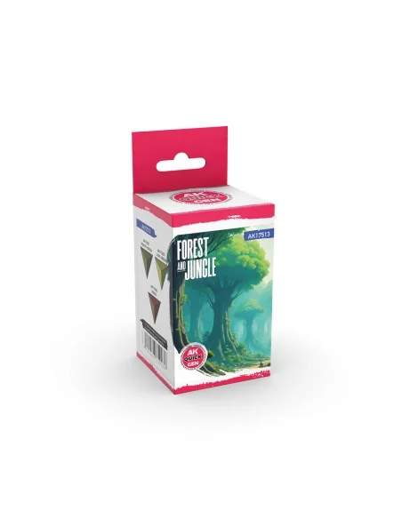 FOREST & JUNGLE (QUICK GEN SET) - AK Interactive AK17513