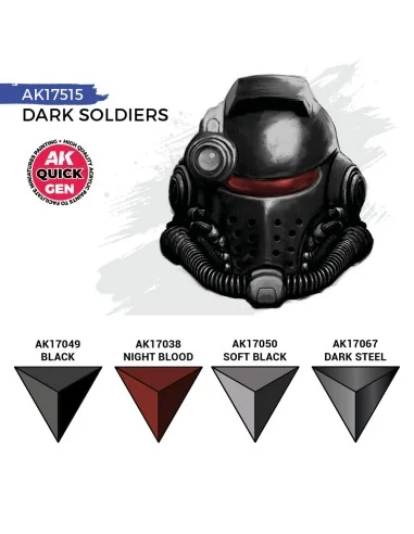 DARK SOLDIERS (QUICK GEN SET) - AK Interactive AK17515