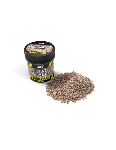DESERT MEDIUM ROCKS 100ML - AK Interactive AK8307