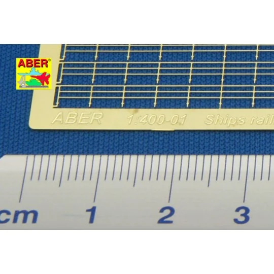 Railing 3 bar horizontal - Aber Models RE-400-01