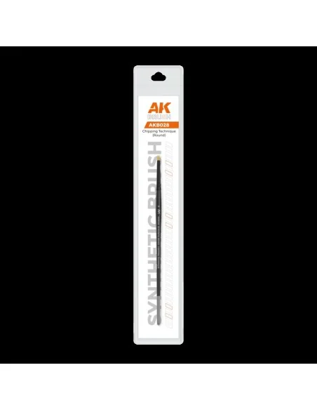 [NO_DESC] AK SYNTHETIC BRUSH - CHIPPING TECHNIQUE (ROUND) - AK Inte...