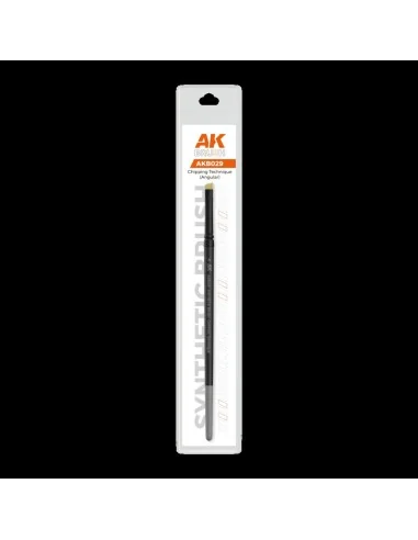 [NO_DESC] AK SYNTHETIC BRUSH - CHIPPING TECHNIQUE (ANGULAR) - AK In...