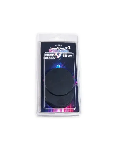 ROUND BASES 60mm Ø x 4 units - AK Interactive AK1116