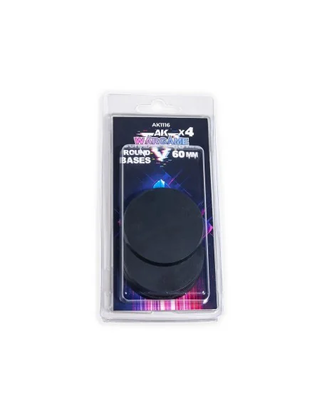 ROUND BASES 60mm Ø x 4 units - AK Interactive AK1116