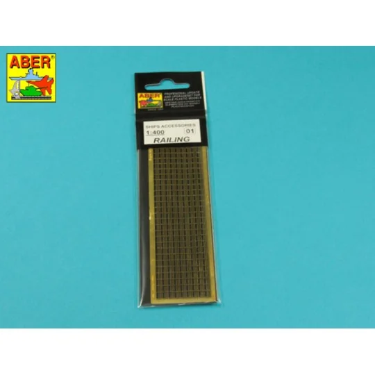 Railing 3 bar horizontal - Aber Models RE-400-01
