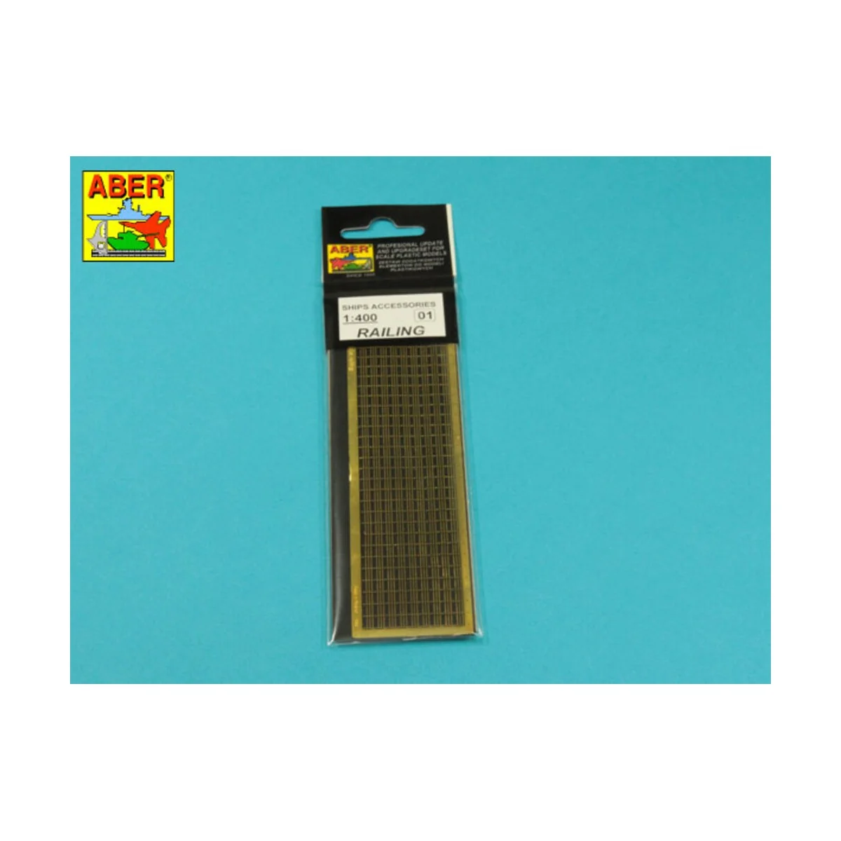 Railing 3 bar horizontal - Aber Models RE-400-01