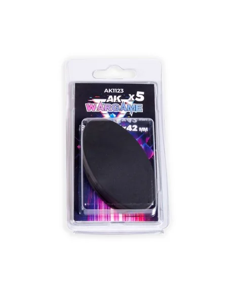 OVAL BASES 75x42mm x 5 units - AK Interactive AK1123