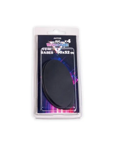 [NO_DESC] OVAL BASES 90x52mm x 4 units - AK Interactive AK1126