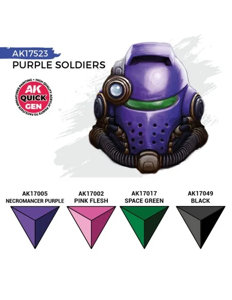 PURPLE SOLDIERS (QUICK GEN SET) - AK Interactive AK17523