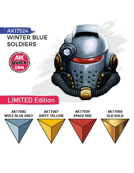 WINTER BLUE SOLDIERS (QUICK GEN SET) - AK Interactive AK17524