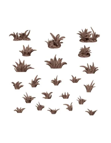 GRASS TUFTS - BASING BITS 22 pieces - AK Interactive AKBIT0001