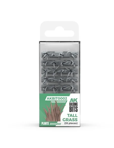 TALL GRASS - BASING BITS 35 pieces - AK Interactive AKBIT0002