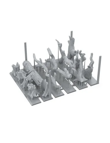 DEAD TREE BASING - BASING BITS 17 pieces - AK Interactive AKBIT0006