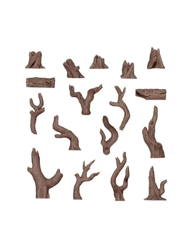 DEAD TREE BASING - BASING BITS 17 pieces - AK Interactive AKBIT0006