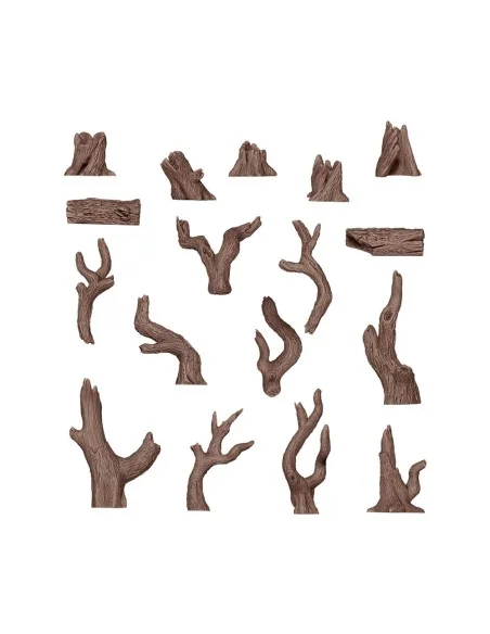DEAD TREE BASING - BASING BITS 17 pieces - AK Interactive AKBIT0006