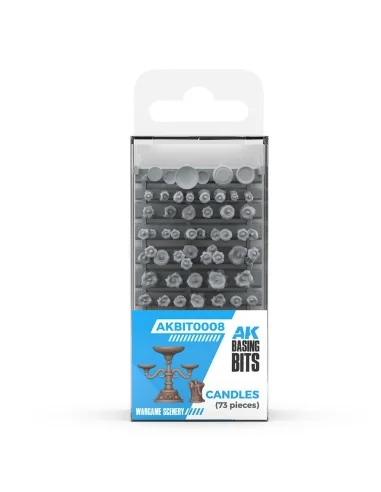 [NO_DESC] CANDLES - BASING BITS 73 pieces - AK Interactive AKBIT0008