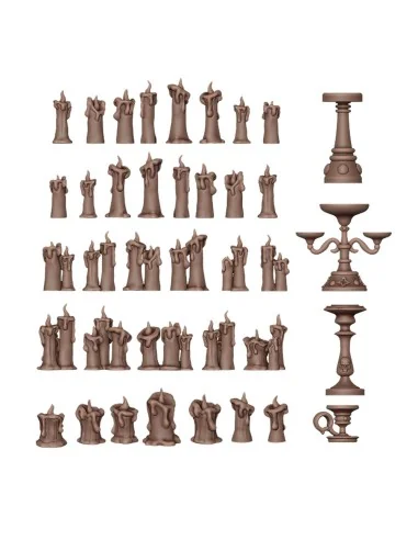 CANDLES - BASING BITS 73 pieces - AK Interactive AKBIT0008