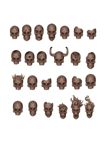 SKULLS - BASING BITS 72 pieces - AK Interactive AKBIT0009