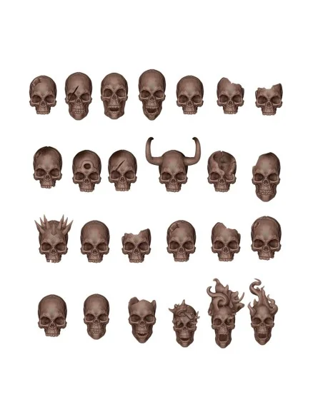 SKULLS - BASING BITS 72 pieces - AK Interactive AKBIT0009