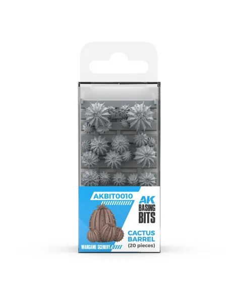 [NO_DESC] CACTUS BARREL - BASING BITS 20 pieces - AK Interactive AK...