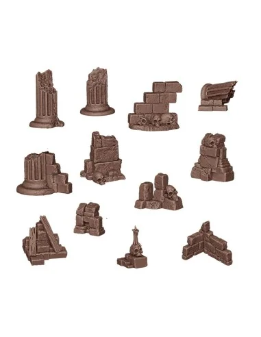 [NO_DESC] VILLAGE RUINS - BASING BITS 12 pieces - AK Interactive AK...