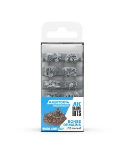 BONES REMAINS - BASING BITS 12 pieces - AK Interactive AKBIT0014