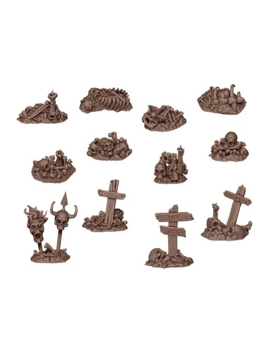 [NO_DESC] BONES REMAINS - BASING BITS 12 pieces - AK Interactive AK...