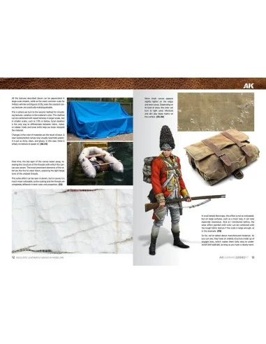 LEARNING 17 REALISTIC LEATHER & CANVAS (EN) - AK Interactive AK542