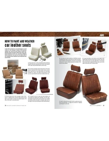 LEARNING 17 REALISTIC LEATHER & CANVAS (EN) - AK Interactive AK542