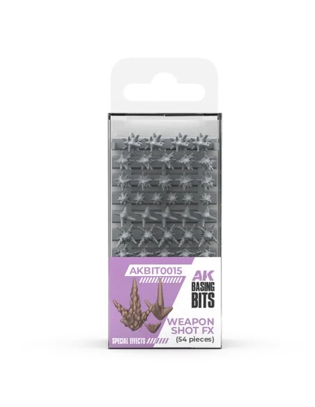 WEAPONS SHOT FX - BASING BITS 54 pieces - AK Interactive AKBIT0015