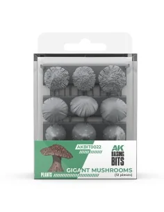 GIGANT MUSROOMS - BASING BITS 12 pieces - AK Interactive AKBIT0022