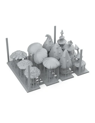 GIGANT MUSROOMS - BASING BITS 12 pieces - AK Interactive AKBIT0022