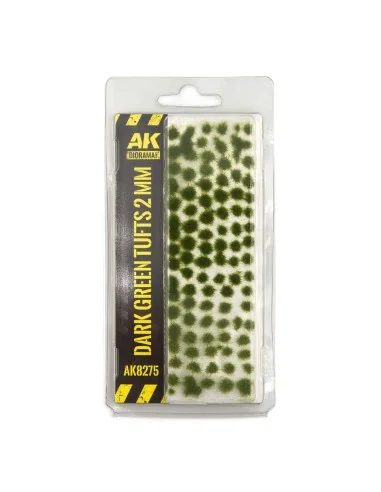 DARK GREEN TUFTS 2MM - AK Interactive AK8275
