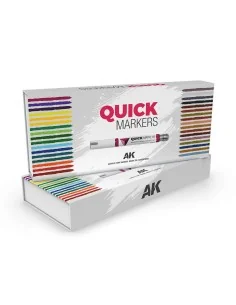 SPECIAL BOX FULL RANGE QUICK MARKERS 34 UNITS - AK Interactive AKMQ150