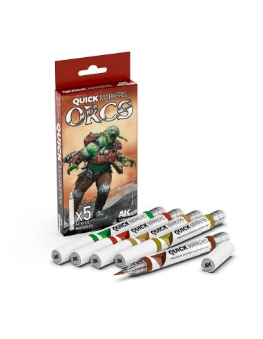 ORCS QUICK MARKERS SET - AK Interactive AKMQ106