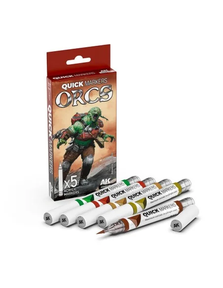 ORCS QUICK MARKERS SET - AK Interactive AKMQ106