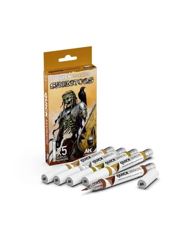 SKELETONS QUICK MARKERS SET - AK Interactive AKMQ110