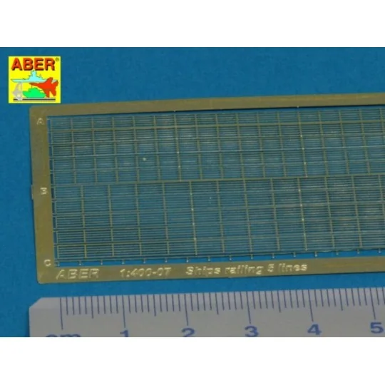 Ships railing 5 lines, 1/400 - Aber Models RE-400-07 Ships railing 5 lines, 1/400 - Aber Models RE-400-07