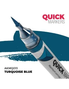 TURQUOISE BLUE - QUICK MARKER - AK Interactive AKMQ013